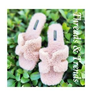 Teddy Shearling Slides